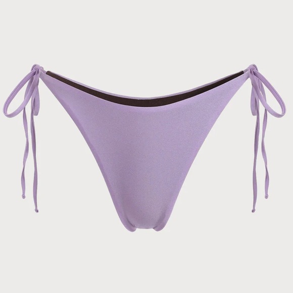 Berlook Purple Reversible Tie Bikini Set - Picture 6 of 8